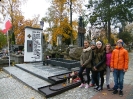 Wizyta koła historycznego na cmentarzu-1